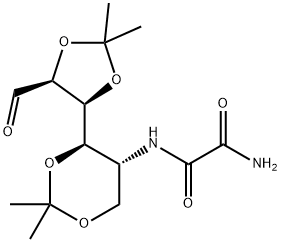 D-Mannose, 5-[(aminooxoacetyl)amino]-5-deoxy-2,3:4,6-bis-O-(1-methylethylidene)- (9CI) Struktur