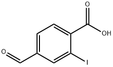 4-Formyl-2-iodobenzoic acid Struktur