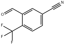 5-Cyano-2-(trifluoromethyl)benzaldehyde Struktur