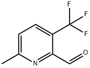 6-Methyl-3-(trifluoromethyl)pyridine-2-carboxaldehyde Struktur