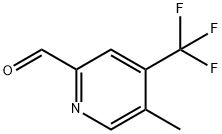 5-Methyl-4-(trifluoromethyl)pyridine-2-carboxaldehyde Struktur