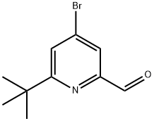 4-溴-6-(叔丁基)吡啶甲醛, 1289150-77-1, 結(jié)構(gòu)式