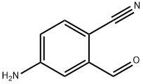 Benzonitrile, 4-amino-2-formyl- Struktur