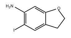 6-Benzofuranamine, 2,3-dihydro-5-iodo- Struktur