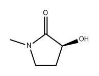 2-Pyrrolidinone, 3-hydroxy-1-methyl-, (3S)- Struktur