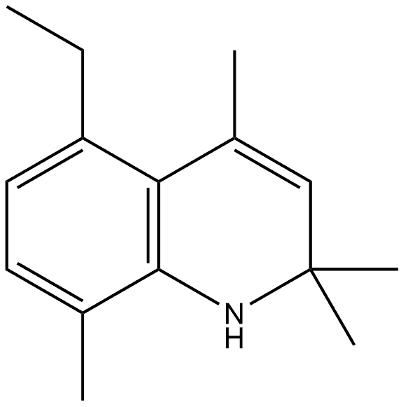 5-ethyl-2,2,4,8-tetramethyl-1H-quinoline Struktur