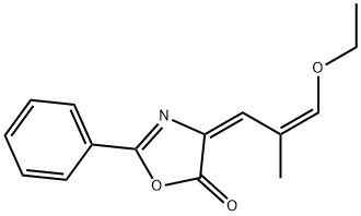 5(4H)-Oxazolone, 4-(3-ethoxy-2-methyl-2-propenylidene)-2-phenyl-, (E,Z)- (9CI)