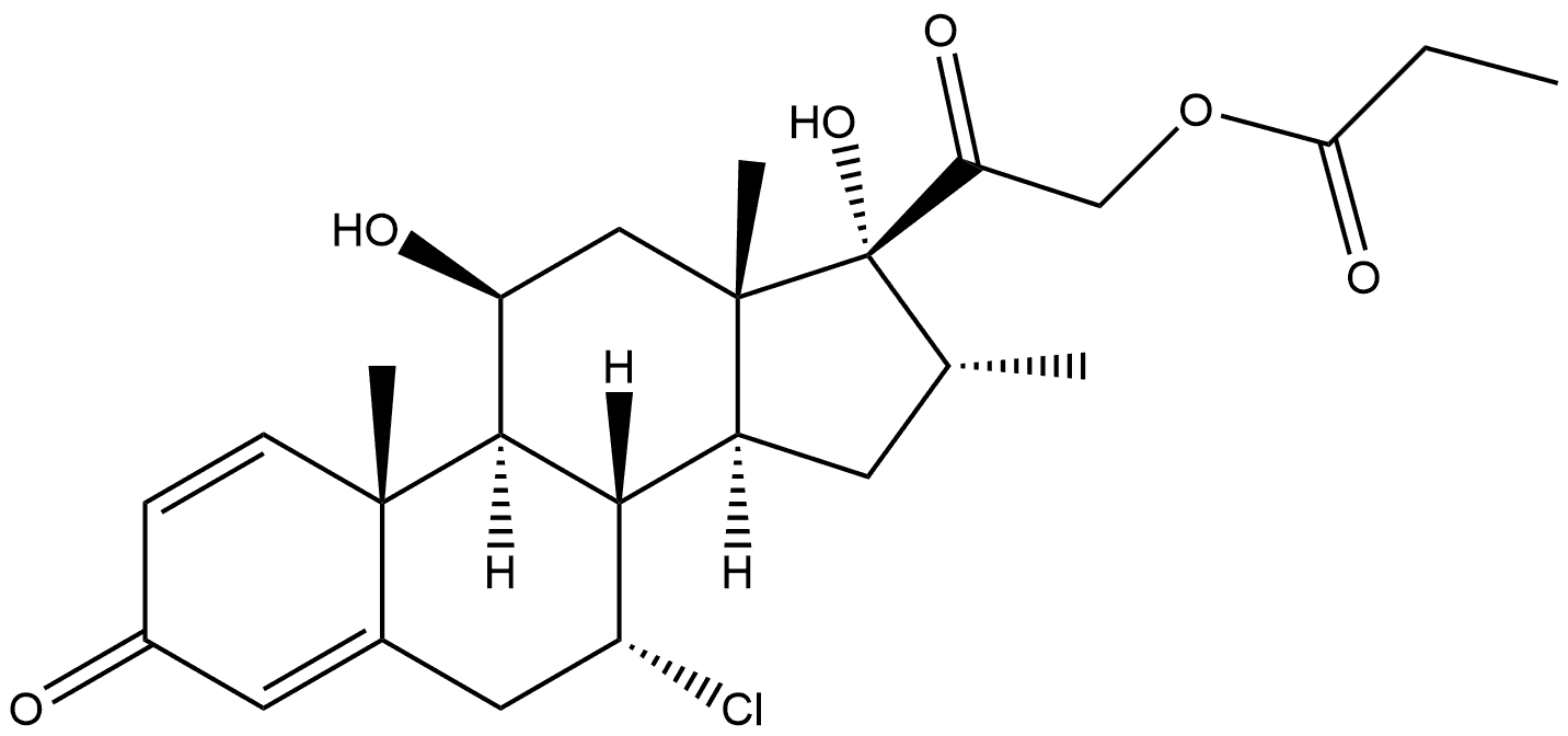 Alclometasone Dipropionate Impurity 5 Struktur