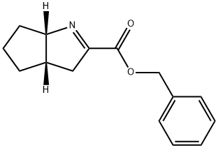 Cyclopenta[b]pyrrole-2-carboxylic acid, 3,3a,4,5,6,6a-hexahydro-, phenylmethyl ester, (3aS,6aS)- Struktur