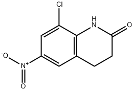 8-Chloro-6-nitro-3,4-dihydro-1H-quinolin-2-one Struktur