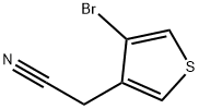 3-Bromothiophene-4-acetonitrile Struktur