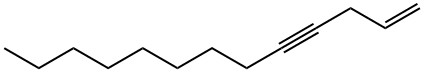 1-Tridecen-4-yne Struktur