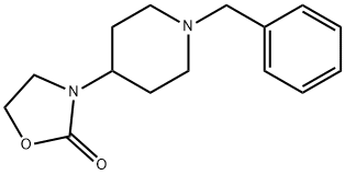 2-Oxazolidinone, 3-[1-(phenylmethyl)-4-piperidinyl]- Struktur