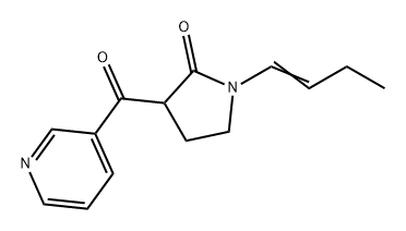 2-Pyrrolidinone, 1-(1-buten-1-yl)-3-(3-pyridinylcarbonyl)-