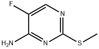 4-Pyrimidinamine, 5-fluoro-2-(methylthio)- Struktur