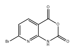 2H-Pyrido[2,3-d][1,3]oxazine-2,4(1H)-dione, 7-bromo- Struktur