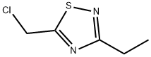 1,2,4-Thiadiazole, 5-(chloromethyl)-3-ethyl- Struktur