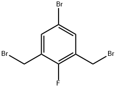 Benzene, 5-bromo-1,3-bis(bromomethyl)-2-fluoro- Struktur