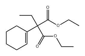 Propanedioic acid, 2-(1-cyclohexen-1-yl)-2-ethyl-, 1,3-diethyl ester