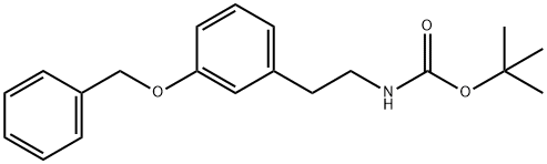 Carbamic acid, N-[2-[3-(phenylmethoxy)phenyl]ethyl]-, 1,1-dimethylethyl ester