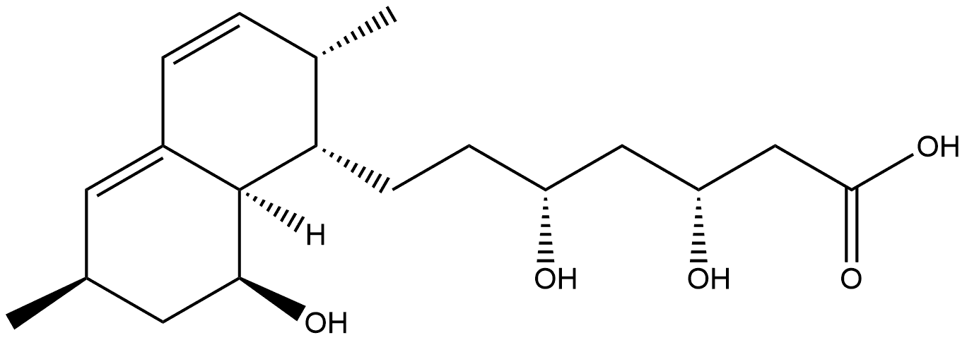 Lovastatin Triol Acid Sodium Salt Struktur