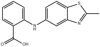 Benzoic acid, 2-[(2-methyl-5-benzothiazolyl)amino]-