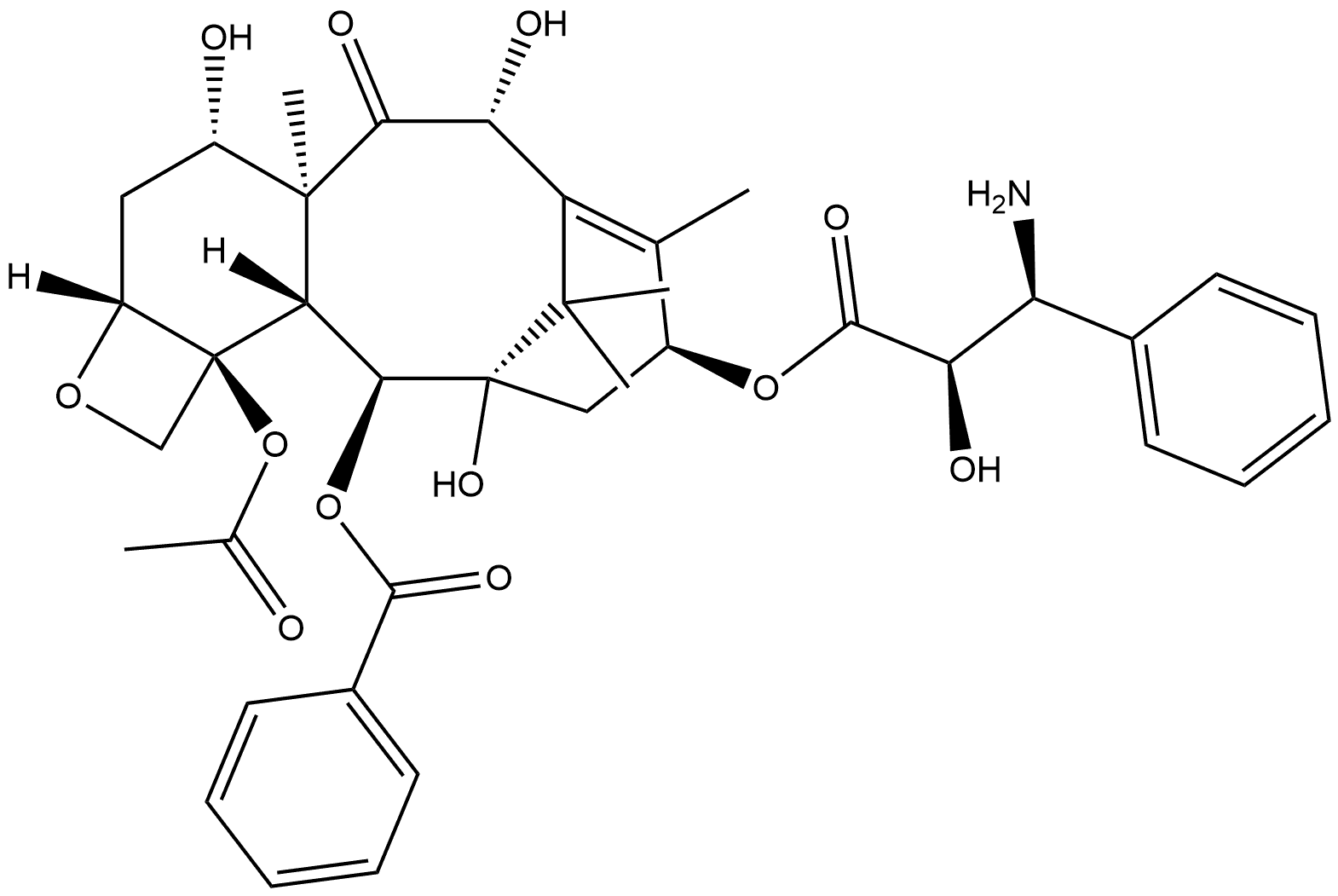 N-Deboc-Docetaxel Struktur