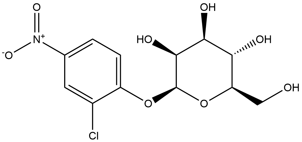 β-D-Mannopyranoside, 2-chloro-4-nitrophenyl Struktur