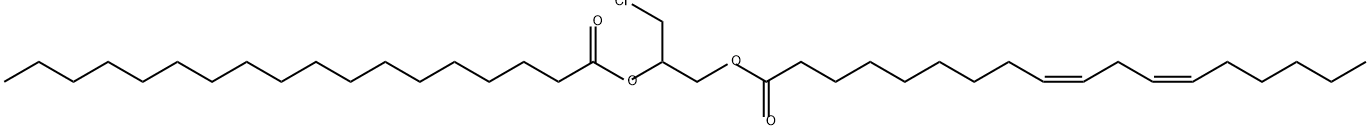 1-Linoleoyl-2-stearoyl-3-chloropropanediol Struktur