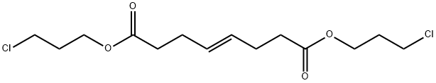 4-Octenedioic acid, 1,8-bis(3-chloropropyl) ester, (4E)- Struktur