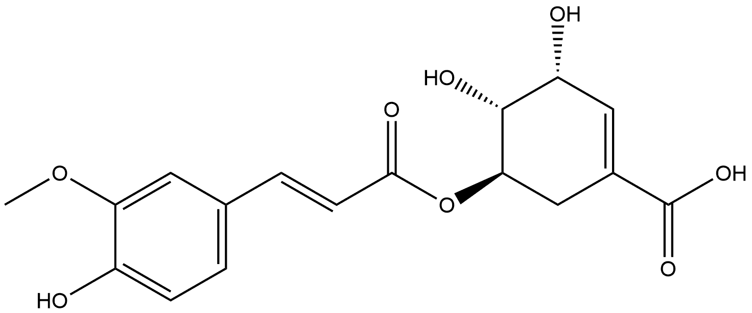 5-O-Feruloylshikimic acid Struktur