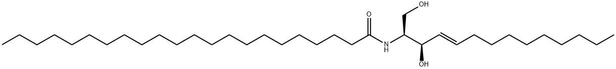 Docosanamide, N-[(1S,2R,3E)-2-hydroxy-1-(hydroxymethyl)-3-tridecen-1-yl]- Struktur