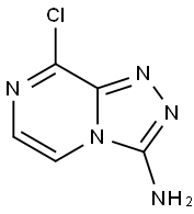 1,2,4-Triazolo[4,3-a]pyrazin-3-amine, 8-chloro- Struktur