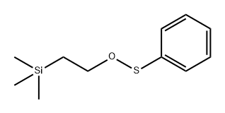 BenzeneSulfenic acid [2-(trimethylsilyl)ethyl] ester Struktur