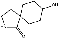 2-Azaspiro[4.5]decan-1-one, 8-hydroxy- Struktur