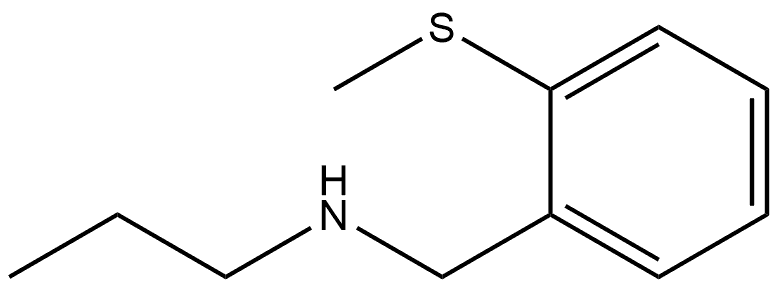 N-(2-(methylthio)benzyl)propan-1-amine Struktur