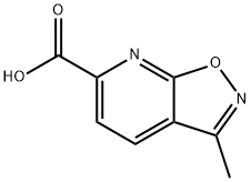 Isoxazolo[5,4-b]pyridine-6-carboxylic acid, 3-methyl- Struktur