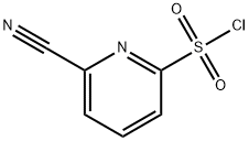 6-Cyanopyridine-2-sulfonyl chloride Struktur