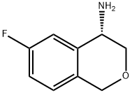 1H-2-Benzopyran-4-amine, 6-fluoro-3,4-dihydro-, (4S)- Struktur