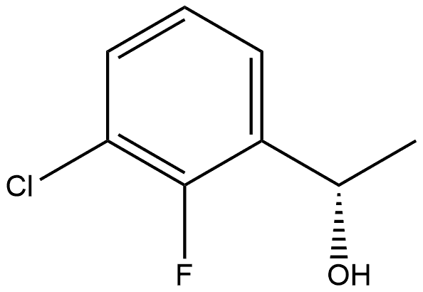 (1S)-1-(3-chloro-2-fluorophenyl)ethan-1-ol Struktur