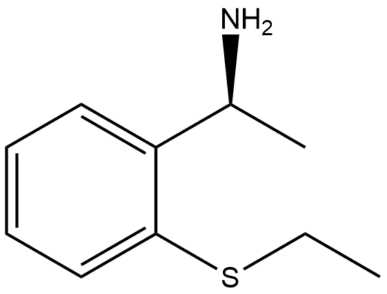 (S)-1-(2-(ethylthio)phenyl)ethanamine Struktur