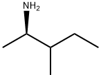 2-Pentanamine, 3-methyl-, (2R)- Struktur