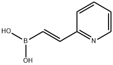 Boronic acid, B-[(1E)-2-(2-pyridinyl)ethenyl]- Struktur