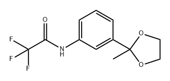 Acetamide, 2,2,2-trifluoro-N-[3-(2-methyl-1,3-dioxolan-2-yl)phenyl]-