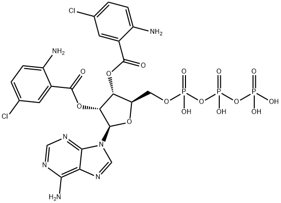 Bis-Cl-ANT-ATP Struktur