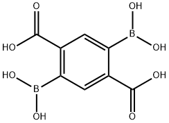 1,4-Benzenedicarboxylic acid, 2,5-diborono- Struktur