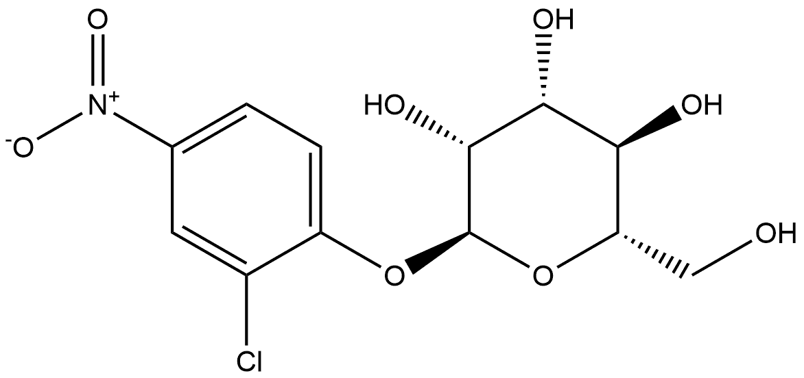 α-L-Mannopyranoside, 2-chloro-4-nitrophenyl Struktur