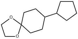 1,4-Dioxaspiro[4.5]decane, 8-cyclopentyl- Struktur