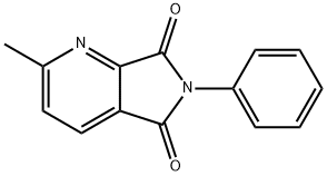 5H-Pyrrolo[3,4-b]pyridine-5,7(6H)-dione, 2-methyl-6-phenyl- Struktur