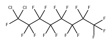 Octane, 1,1-dichloro-1,2,2,3,3,4,4,5,5,6,6,7,7,8,8,8-hexadecafluoro- Struktur